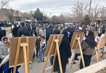 اوج هنر در تلاطم راهپیمایی بوانات