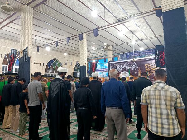 سوگ خورشید خراسان در حاجی‌آباد عزاداری شهادت امام رضا(ع)