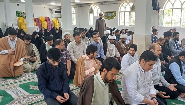 مراسم گرامیداشت هفته امور تربیتی در حوزه علمیه هشتگرد