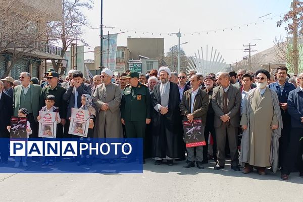 حضور پرشور مردم بیجار در راهپیمایی روز قدس و آخرین نمازجمعه ماه رمضان