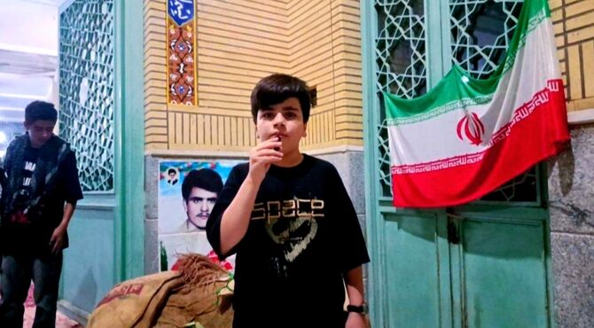مراسم یادواره شهدا در مسجد جامع شهر جعفریه قم