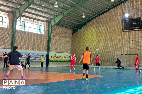 اختتامیه مسابقات فوتسال بین‌مدرسه‌ای پسران جام اقتدار ایران در پردیس