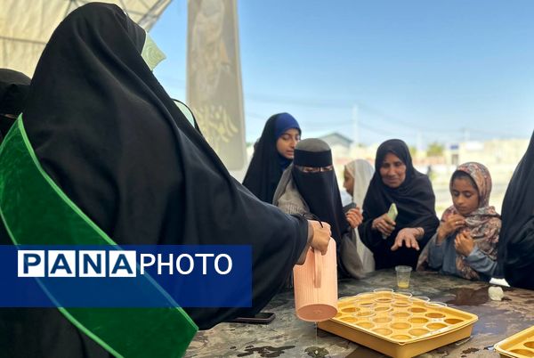 حضور پرشور دانش‌آموزان بشاگرد در نماز جمعه 