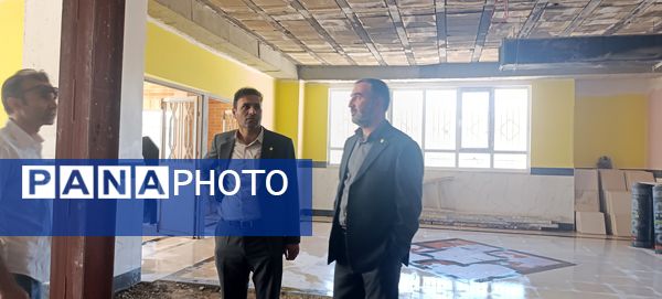 بازدید مدیرکل نوسازی، توسعه و تجهیز مدارس خراسان شمالی از پروژه مدرسه بصیرت آشخانه 