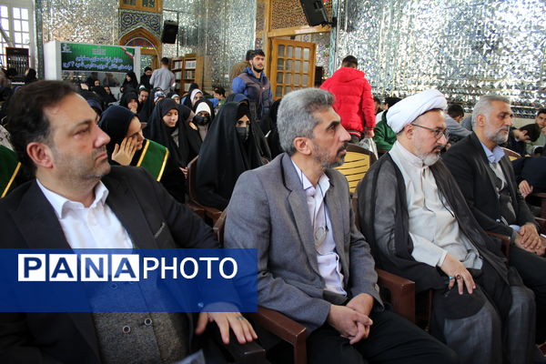 برگزاری تجمع هیات دانش‌آموزی «والعصر» در امامزاده محمد (ع)
