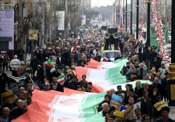 جشن پیروز انقلاب اسلامی در کهریزک و باقرشهر 