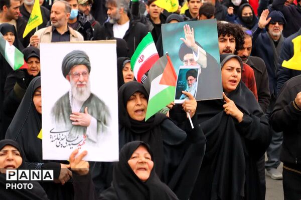 حضور پرشور مردم دلیر در راهپیمایی روز قدس