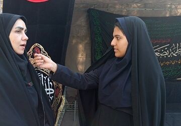 دبیرستان بی‌بی سلطنت قفلی میزبان پیکر پاک شهید گمنام شد