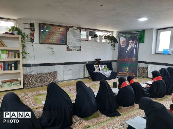اجتماع دانش آموزان قرآنی در روستای کردیان