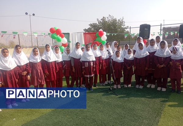 جشن دهه فجر در روستای لاور فین