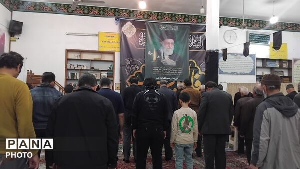 مراسم سوگواره رهبر معظم انقلاب اسلامی در نیشابور