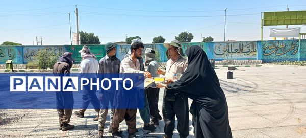 موکب دانش‌آموزی طریق‌الاقصی ناحیه سه کرمانشاه