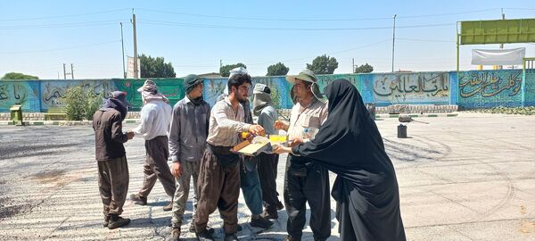 موکب دانش‌آموزی طریق‌الاقصی ناحیه سه کرمانشاه