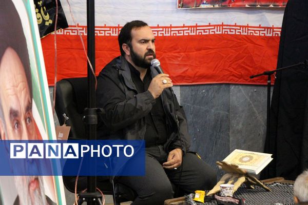 یادواره شهدای دانش‌آموزی سامان در ایام فاطمیه 