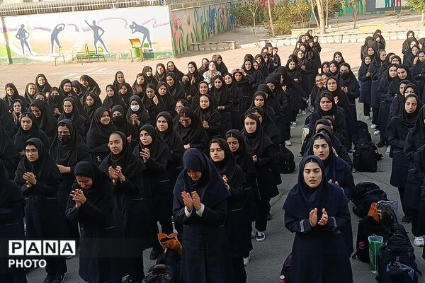 پیچیدن عطر رضوی در مدرسه شاهد مرضیه