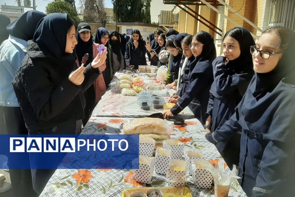 برگزاری بازارچه  کسب و کار دانش‌آموزی در آموزشگاه پویش ناحیه ۳شیراز 