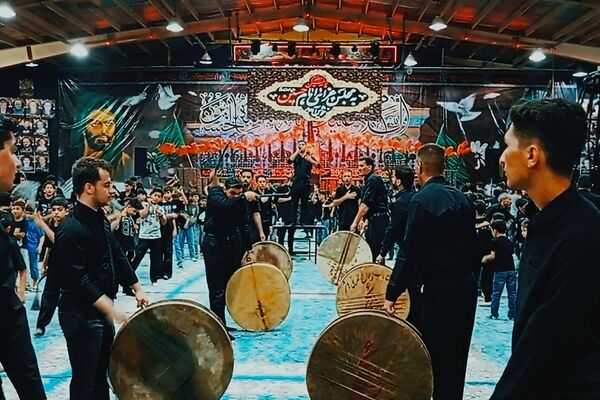 شب تاسوعای حسینی در شهر بهمن