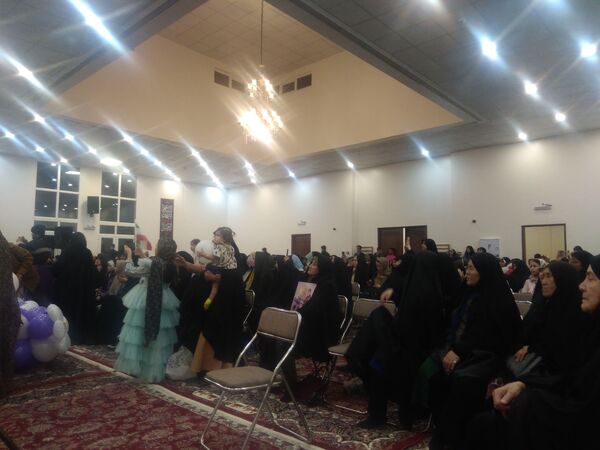 مراسم جشن ولادت حضرت علی علیه السلام همراه با مراسم  ازدواج زوج جوان در مصلی بوستان خورشید
