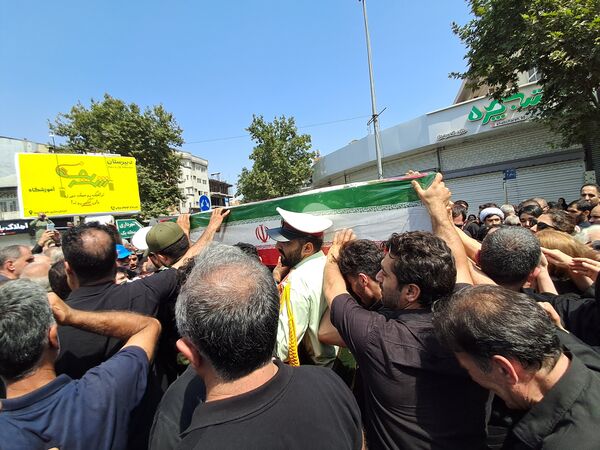 تشییع پیکر شهید پارسا شکوهی در قائمشهر