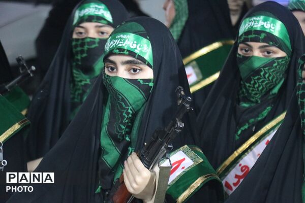 رزمایش اقتدار با حضور گردان‌های جانفدا در نسیم‌شهر