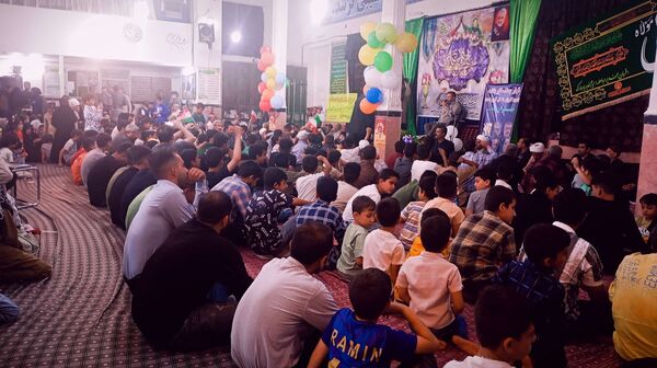 مراسم عید غدیرخم در مسجد جامع شهر تیتکانلو 