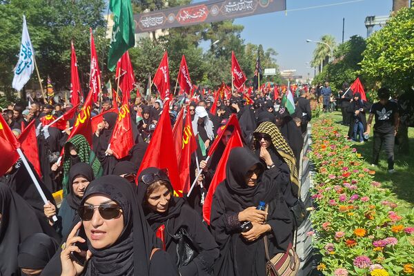 مراسم راهپیمایی جاماندگان اربعین حسینی در شیراز