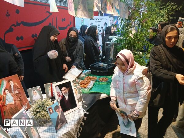 هفتمین شب از برپایی موکب اداره آموزش و پرورش کردکوی