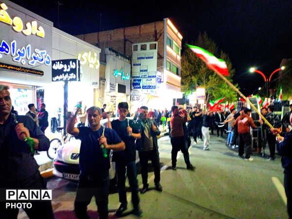 عزاداری هیأت های روستای سعد الدین در مراسم شبانه شهرستان کاشمر
