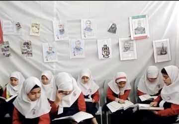 محفل نورانی انس با قرآن در دبستان عصمت دامغان