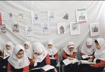 محفل نورانی انس با قرآن در دبستان عصمت دامغان