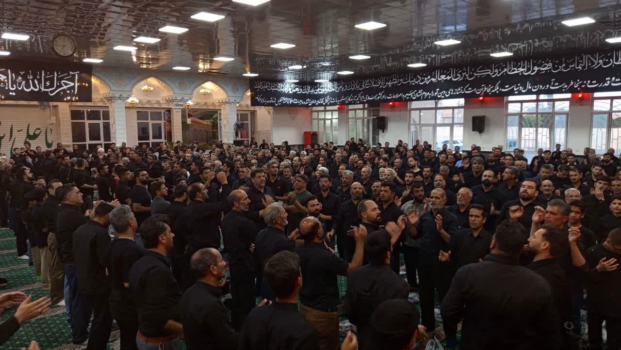 عزاداری عصر عاشورا در هیئت قوژد