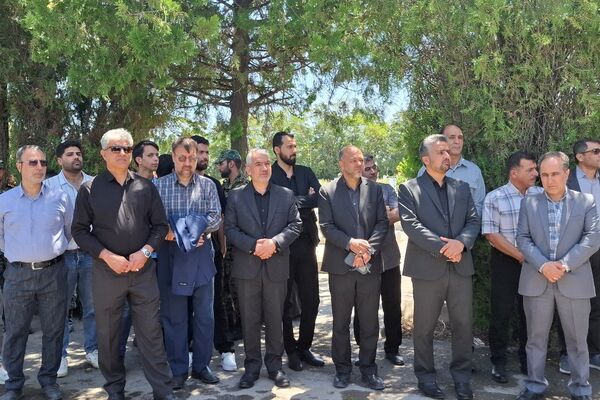 مراسم وداع با شهید امیرحسین مزینی در فریمان