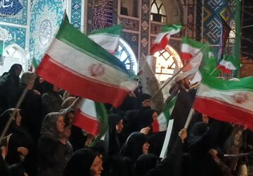 بزرگداشت سی‌وهشتمین روز شهادت رهبر معظم انقلاب در بی‌بی شطیطه شهرستان نیشابور