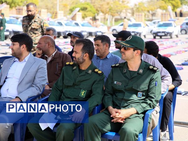 برگزاری رزمایش پویش ایران عاشورایی در خراسان شمالی