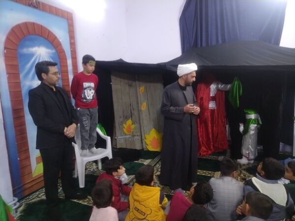 مراسم عزاداری حضرت زهرا (س) در دبستان پسرانه فضیلت 