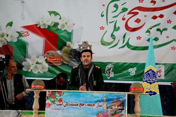 استقبال باشکوه مردم لنده از شهدای گمنام