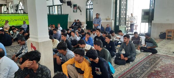 مراسم سوگواری شهادت دبیرکل حزب الله لبنان در مسجد النبی کوهنانی