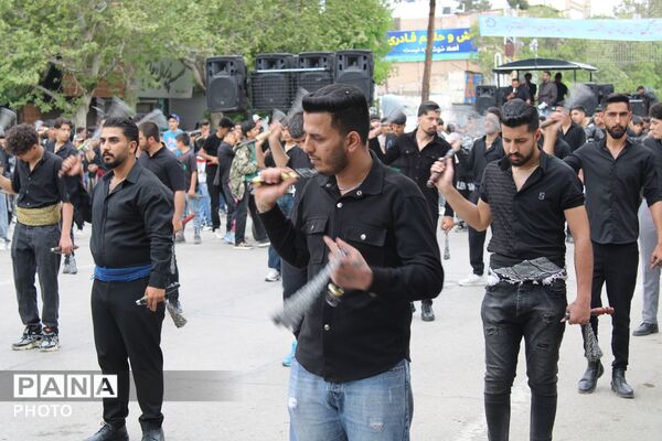 عزاداری باشکوه شهادت امام صادق (ع) در نیشابور