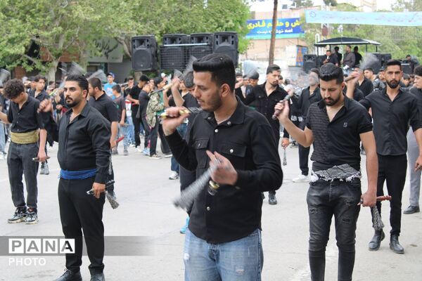 عزاداری باشکوه شهادت امام صادق (ع) در نیشابور