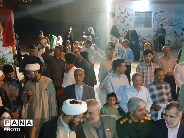 قرار شبانه  مردم شهرستان مه ولات همزمان با عید سعید غدیر و رحلت امام خمینی (ره)