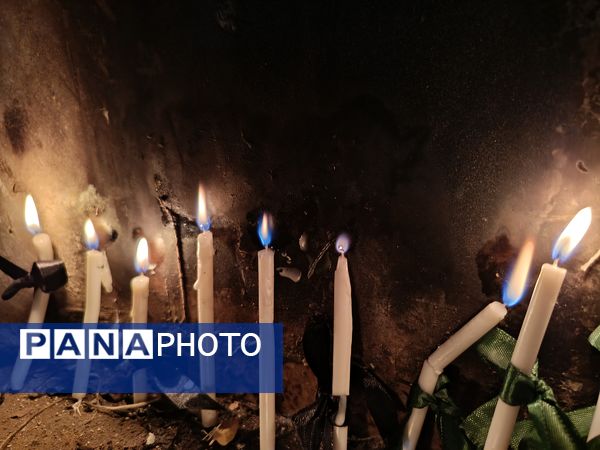 شام غریبان در امامزادگان سید محمد و سید نظام الدین شهرستان حاجی‌آباد