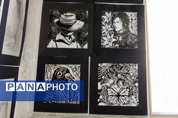 نمایشگاه آثار هنرجویان هنرستان فنی‌وحرفه‌ای دخترانه آفرینش پردیس