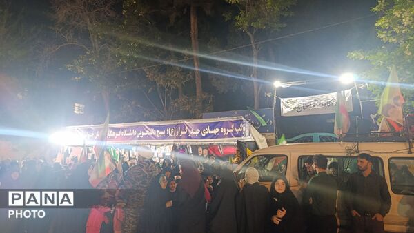 برپایی موکب جهادی حیدر کرار در دبستان علی دهقانیان 