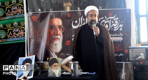 منطقه بیرانوند غرق در سوگ؛ مراسم باشکوه وداع با رهبر شهید