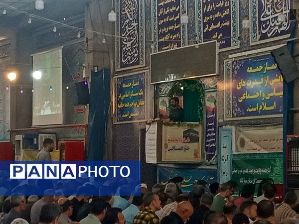 نماز جمعه با حضور پرشور مردم ولایتمدار نیشابور 