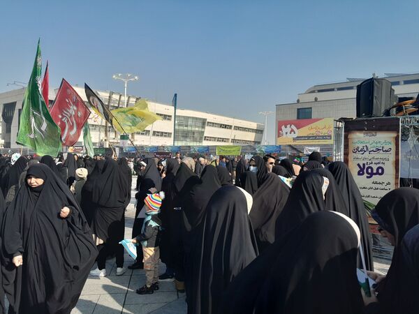 اجتماع عظیم منتظران ظهور به مناسبت نیمه‌ شعبان در مشهد 