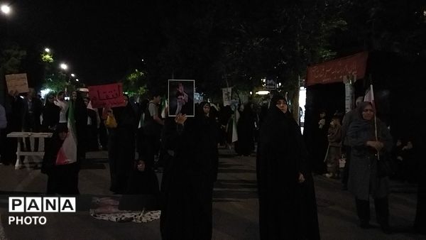 هشتاد و پنجمین شب از شب های مقاومت نیشابور در قاب پانا 