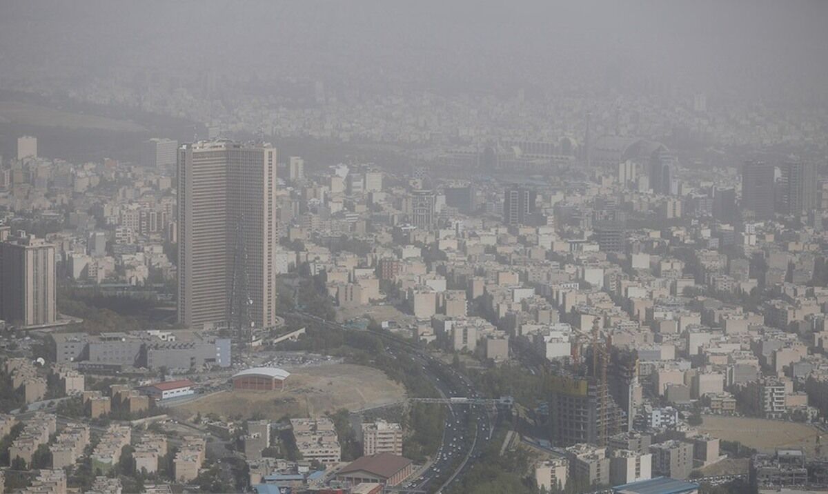 خیزش گرد و خاک در تهران
