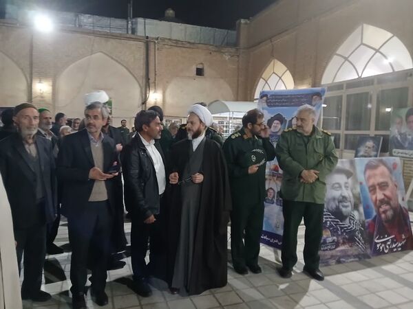 مراسم گرامیداشت شهدای مقاومت و تشیع نمادین پیکر پاک شهید سید حسن نصرالله در خلیل آباد 