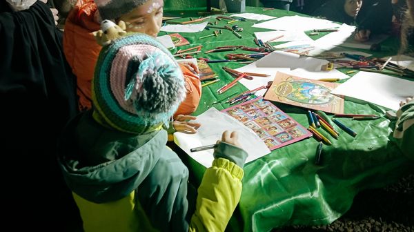 موکب  فرهنگی کودکان در شهرستان کاشمر 